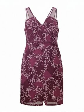 Moulinette Soeurs Ariana Lace Embroidered Sheath Dress 6